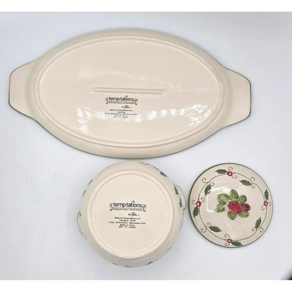Temptations‎ by Tara Holly & Ivy Christmas Serving Set